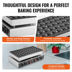 Mini Pancake Maker  Dual Temp / Time Control