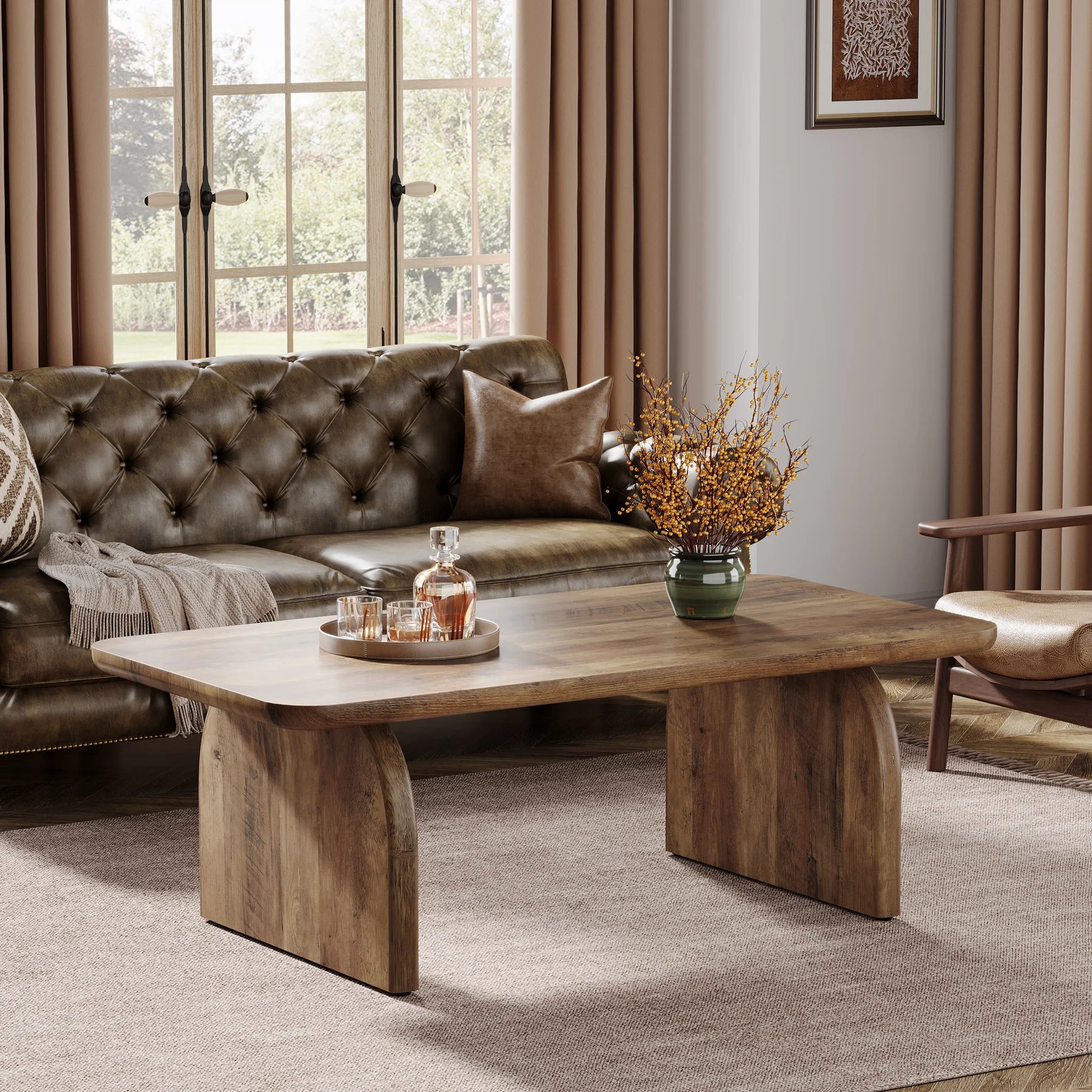 Farmhouse Rectangular Coffee Table