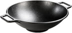 14 Inch Seasoned Cast Iron Wok