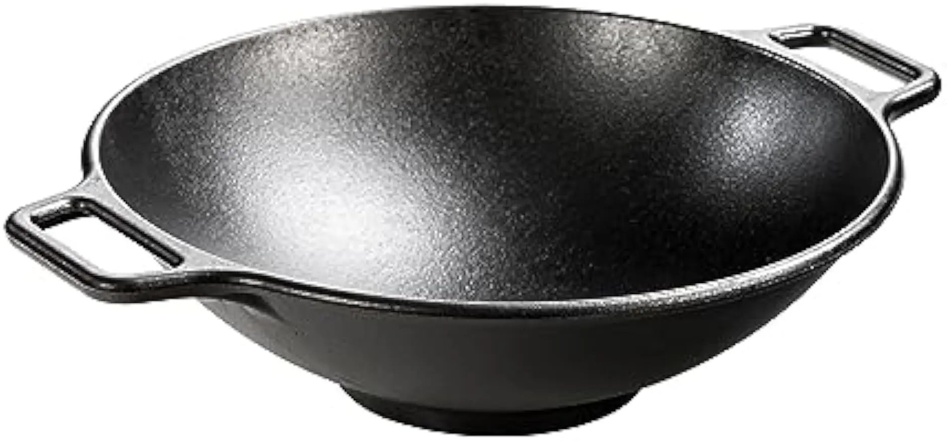 14 Inch Seasoned Cast Iron Wok