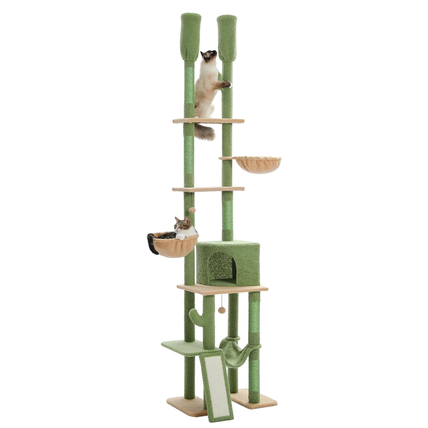 Cactus Cat Tree Floor/ Ceiling Tower