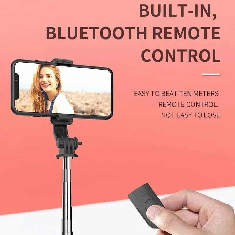 IPhone Tripod Selfie Stick/ Remote
