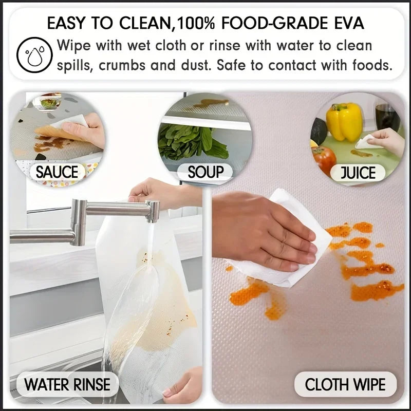4PCS Refrigerator Mat, Washable