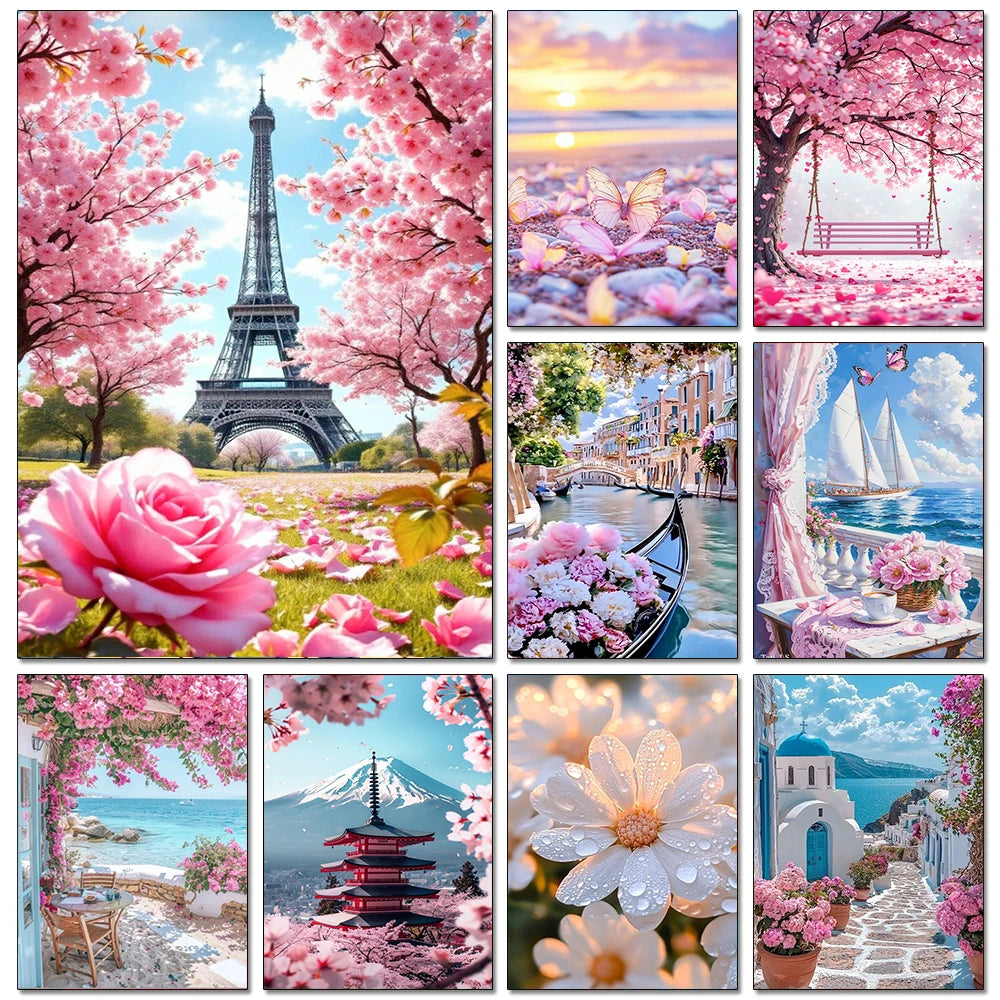 European Diamond Painting Kit Natural Landscape