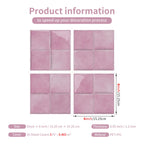Pink Wall, Self-Adhesive Tile