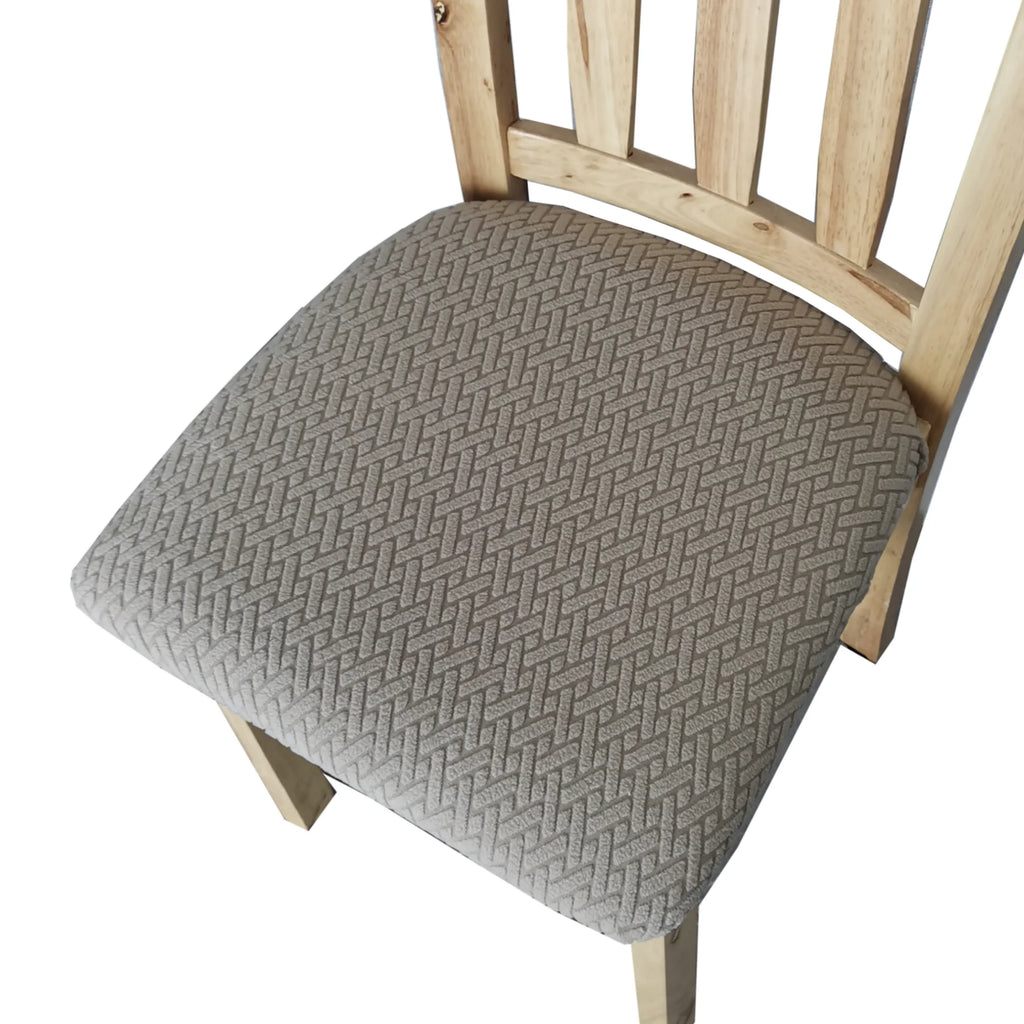 Jacquard Elastic Chair Cushion Cover