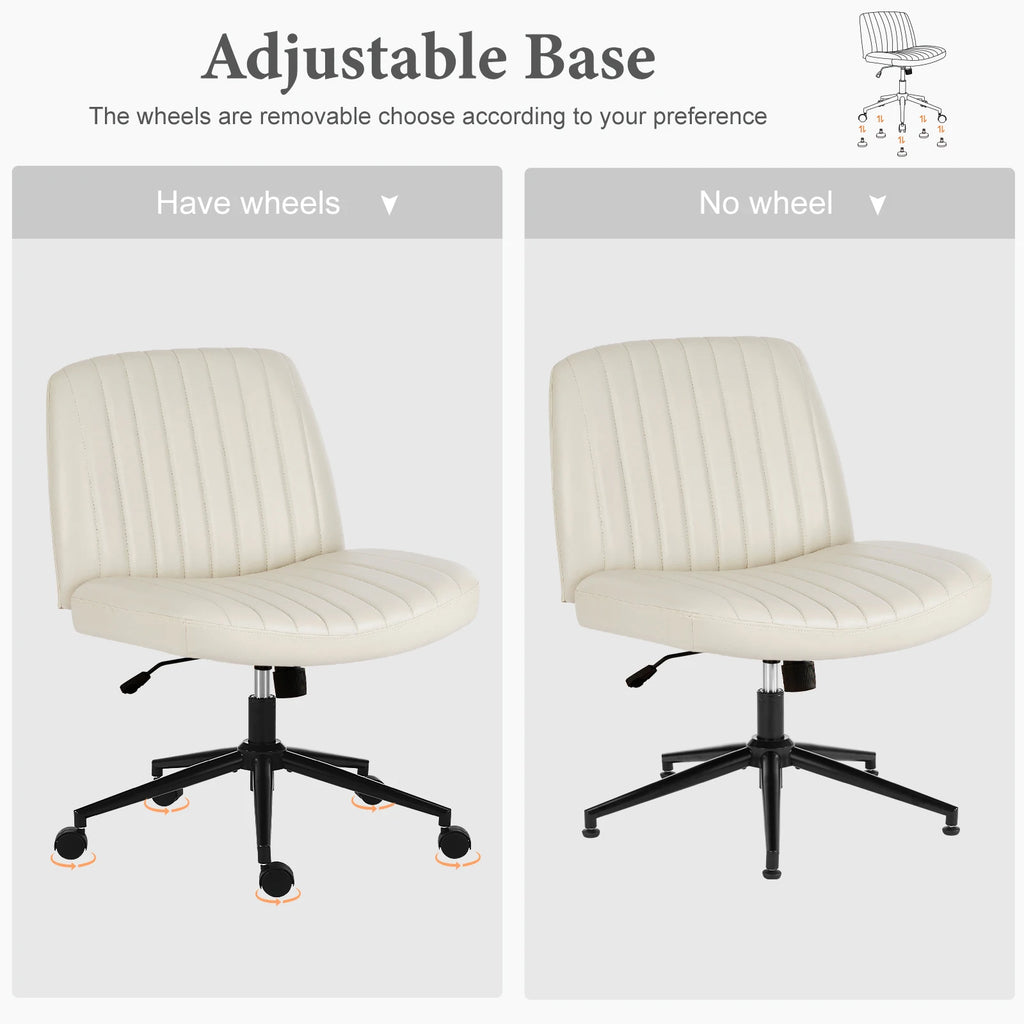 Armless Office Chairs /Wheels