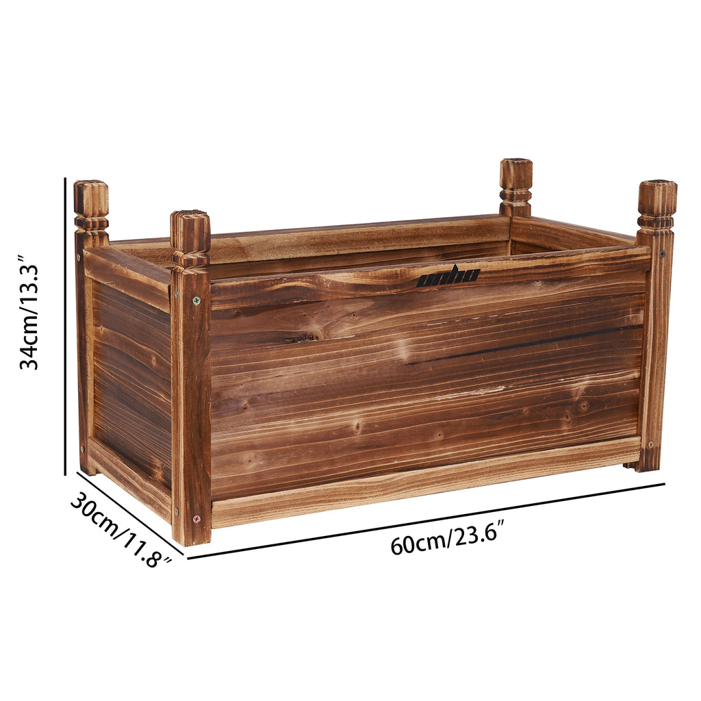 Wood Planter Raised Garden Planter Bed
