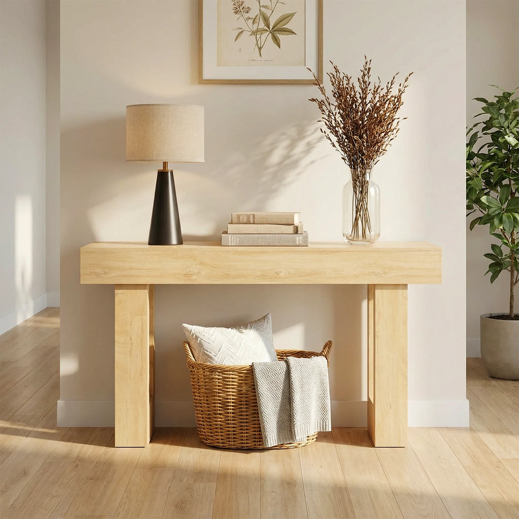 Narrow Console Table/ Wooden