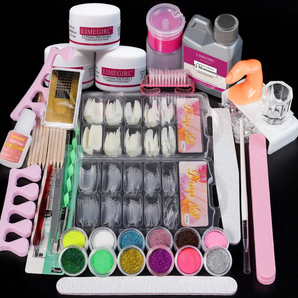 Nail Acrylic Powder  Liquid Nails Kit