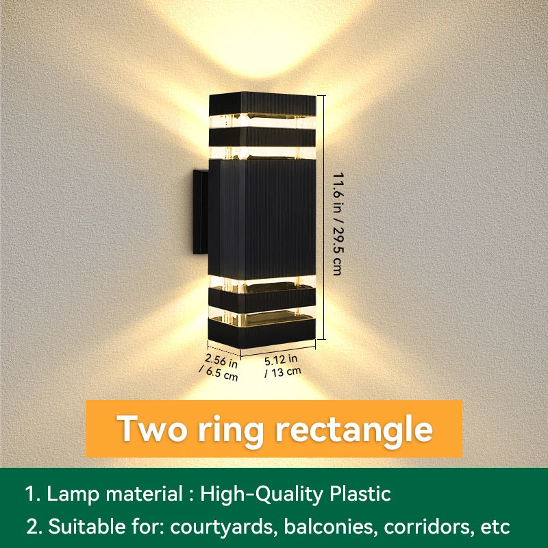 Modern Outdoor Decor Wall Light