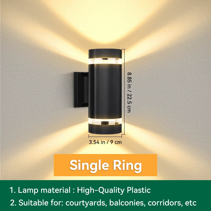 Modern Outdoor Decor Wall Light