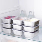 Stainless Steel Food Storage Container, Lid