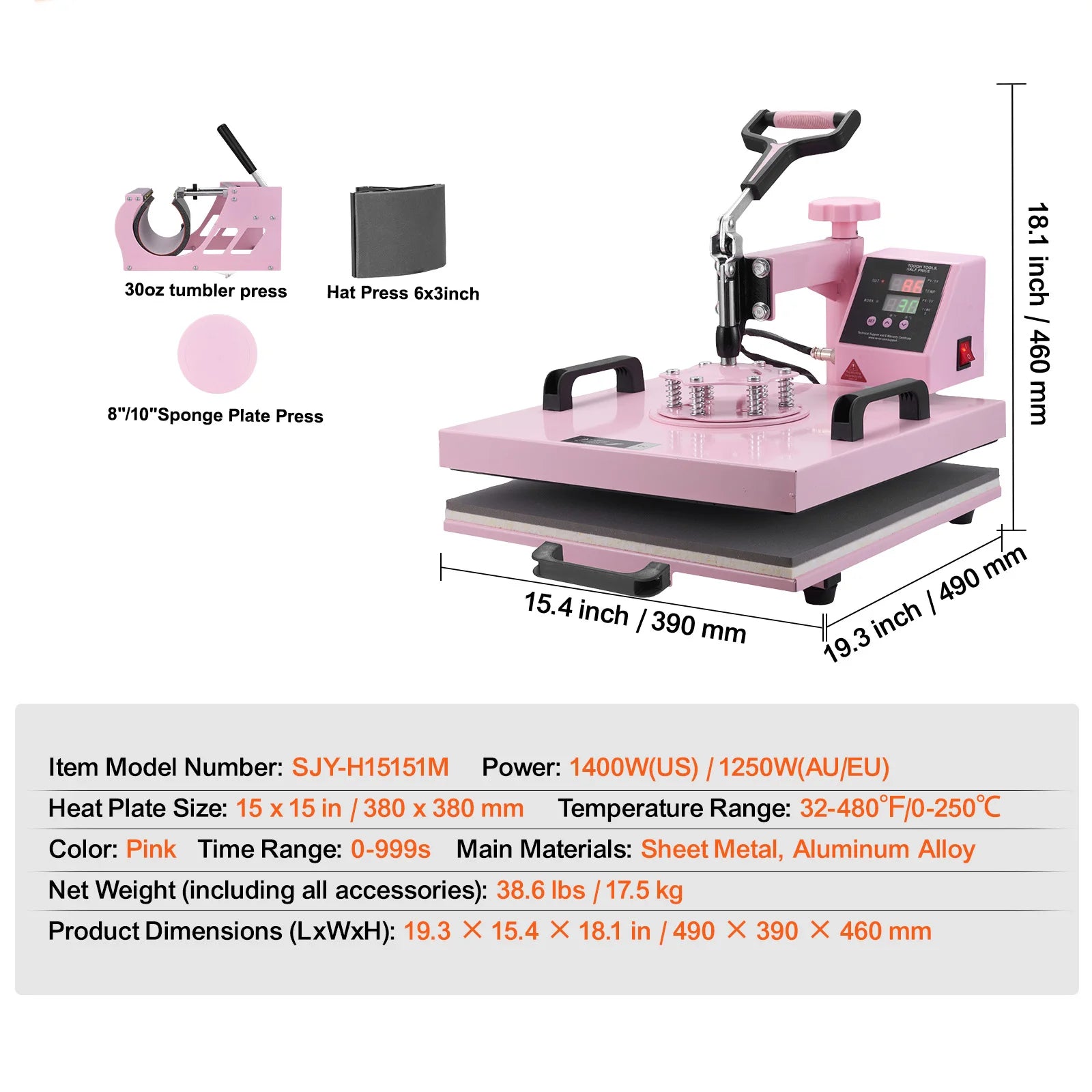 Heat Press Machine , T-Shirts/Hats/Plates