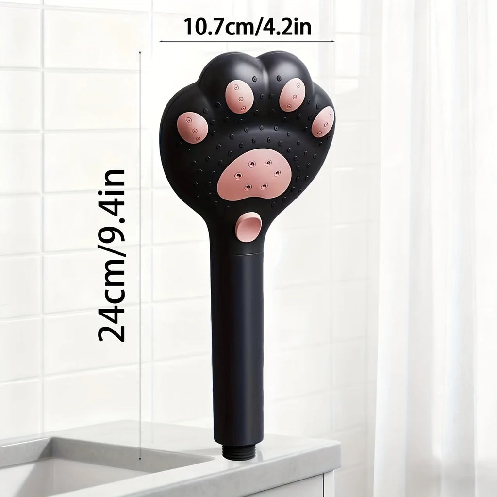 High Pressure Shower Head Cat Paw
