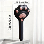 High Pressure Shower Head Cat Paw
