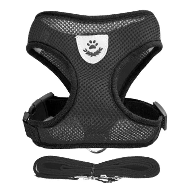 Small Pet Harness Vest, Leash