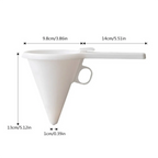 Adjustable Hand-held Baking Funnel