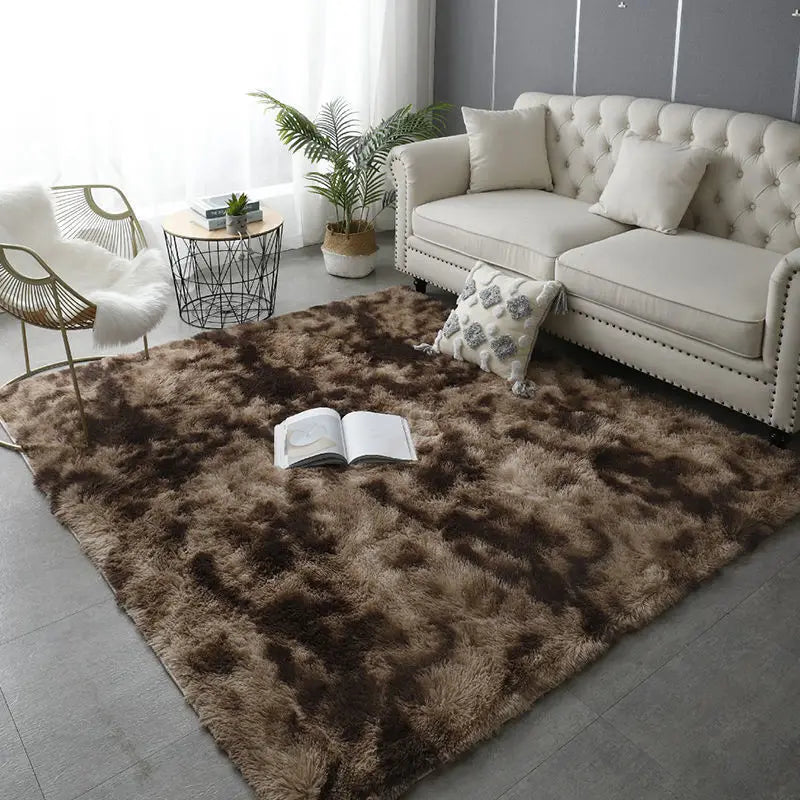 Tie-dye Plush Carpet
