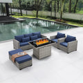 6-Piece Set, Pit,6000BTU Heater