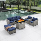 6-Piece Set, Pit,6000BTU Heater