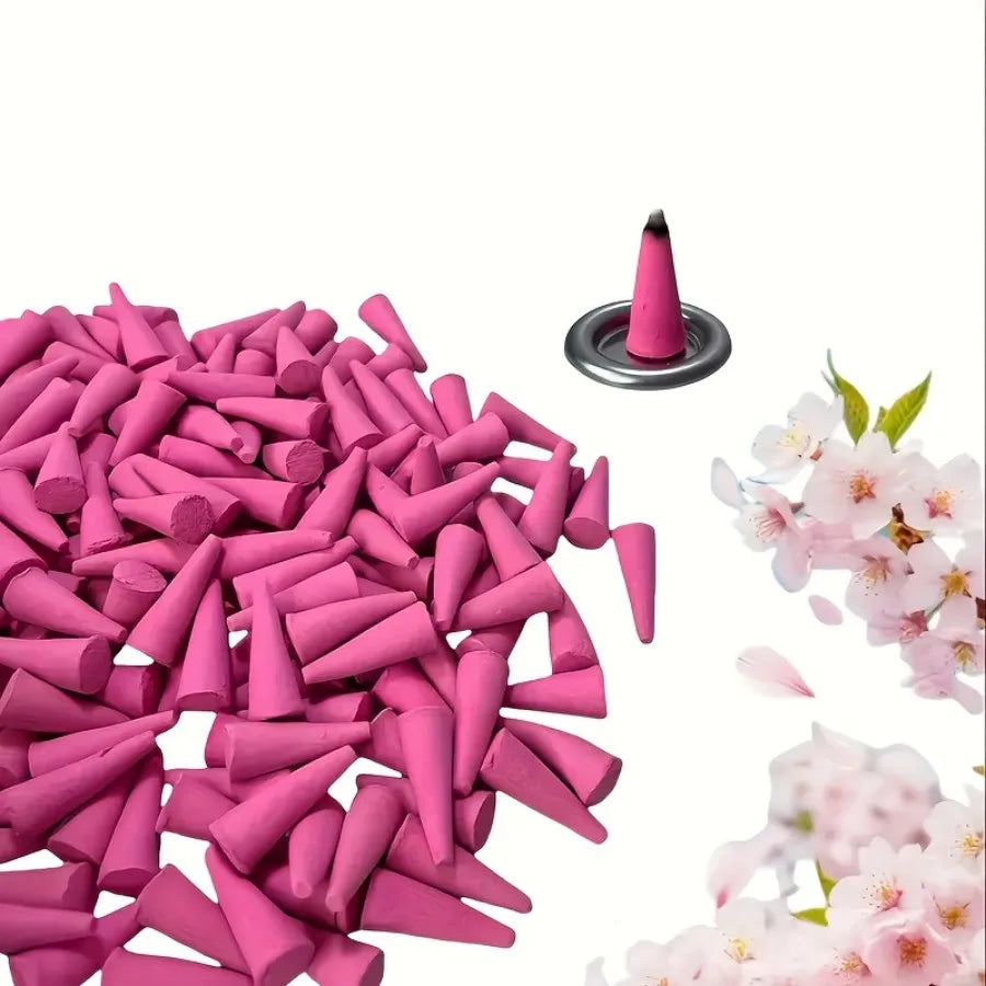 60/159/259pcs Cherry Blossom Incense Cone