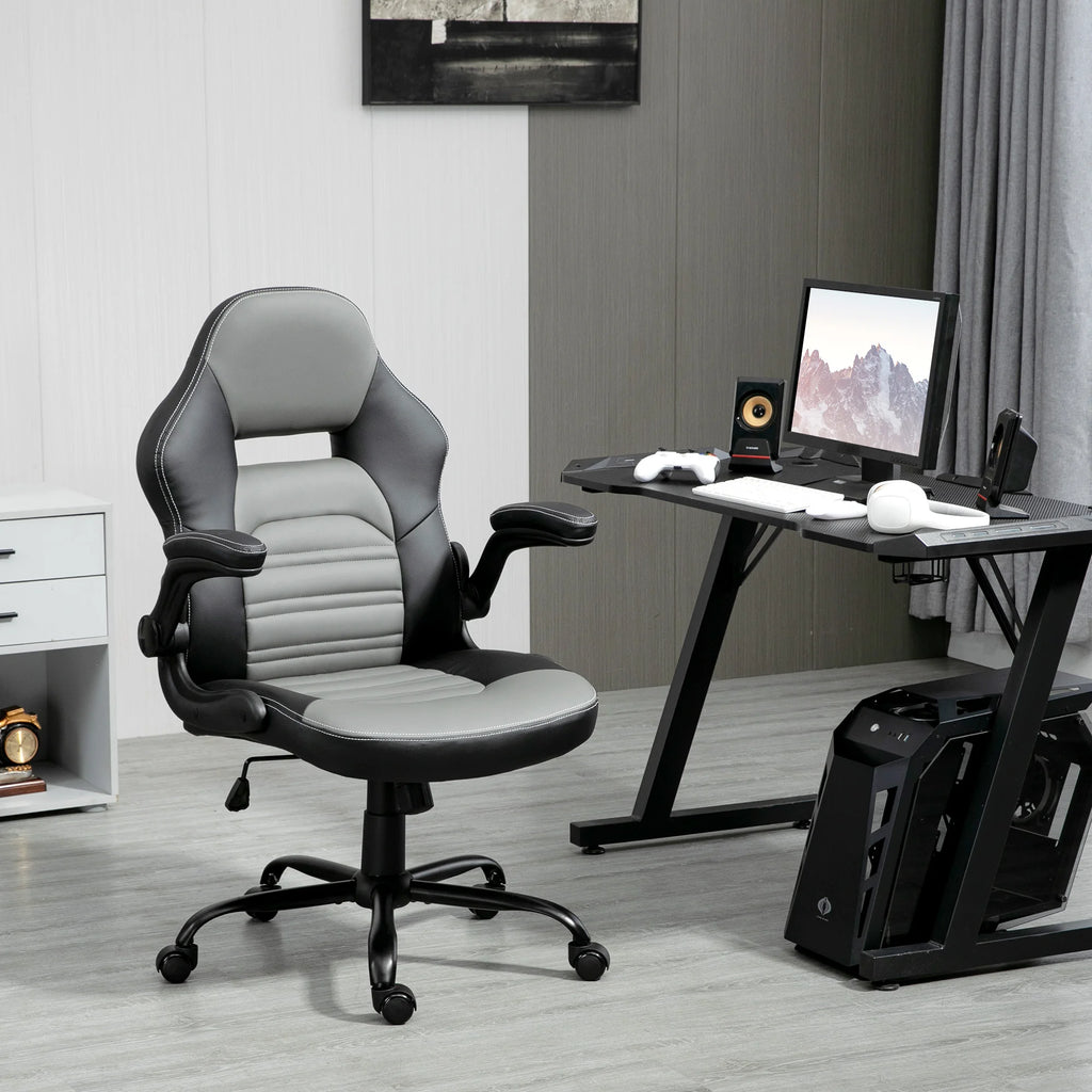 Office Chair with Flip-Up Armrests