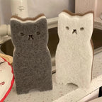 4-piece Cute Cat Sponge Set
