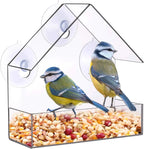 Acrylic Bird Feeder With Suction Cups