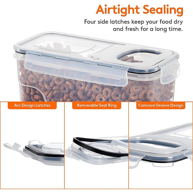 4L Cereal Storage Containers with Lids