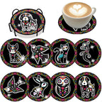 8pcs Diamond Coasters/ Holder Kits