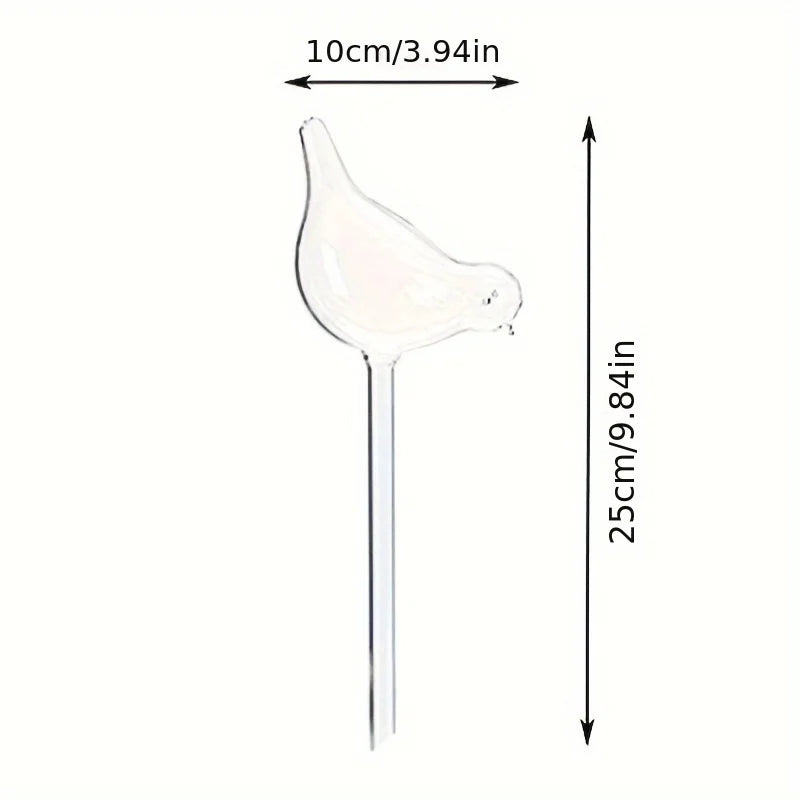 5 Bird-Shaped Self-Watering Globes