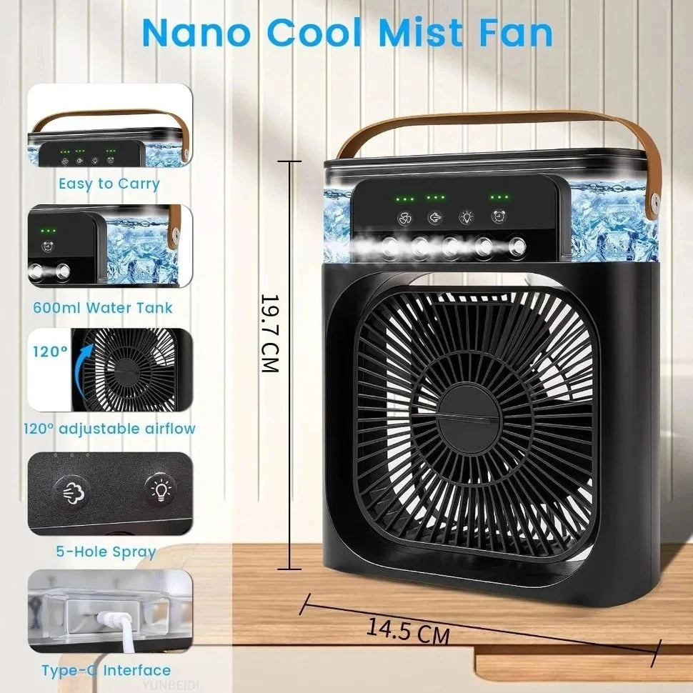 Three-in-one Fan / LED Light