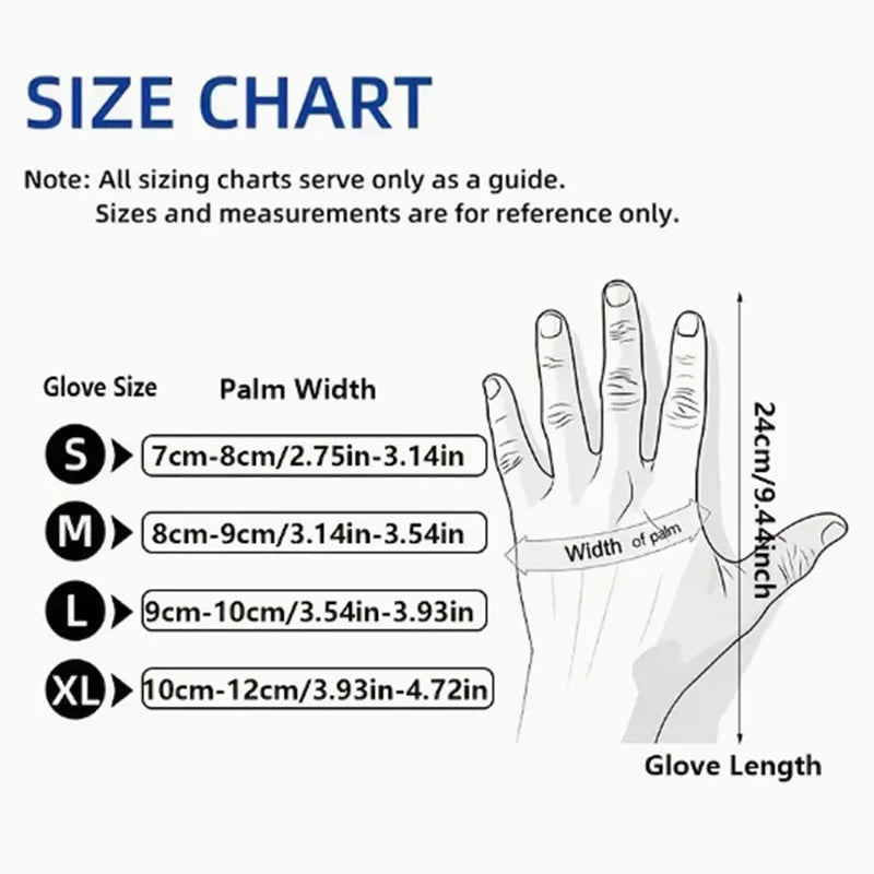 Heavy Duty Black Nitrile Gloves 100PCS, Disposable