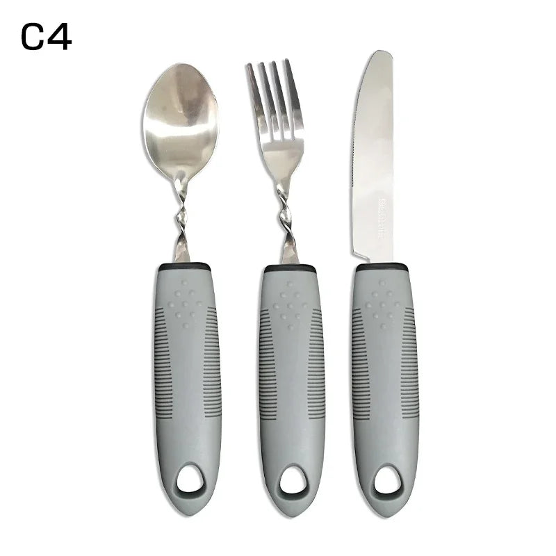 3/4/5Pcs/Set Elderly Adaptive Utensils