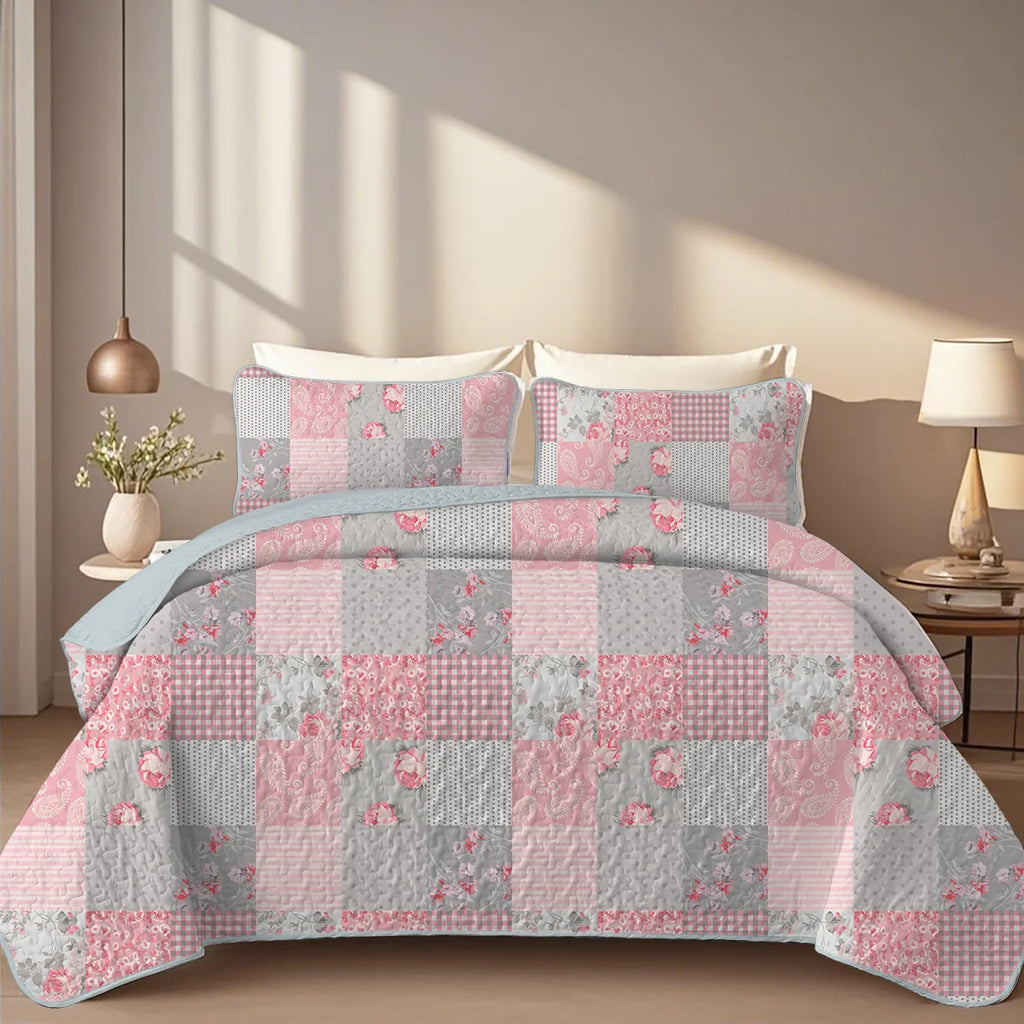 2/3-Piece Quilt Set, 1 Quilt, 1/2 Pillowcase