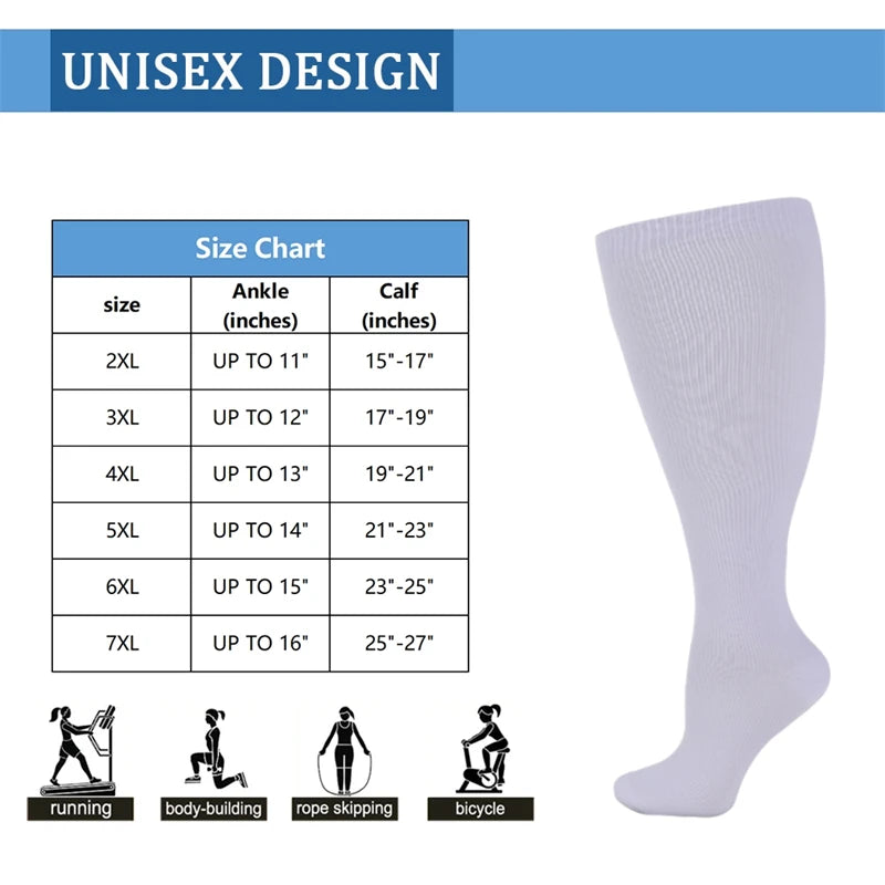 2XL-7XL Compression Socks