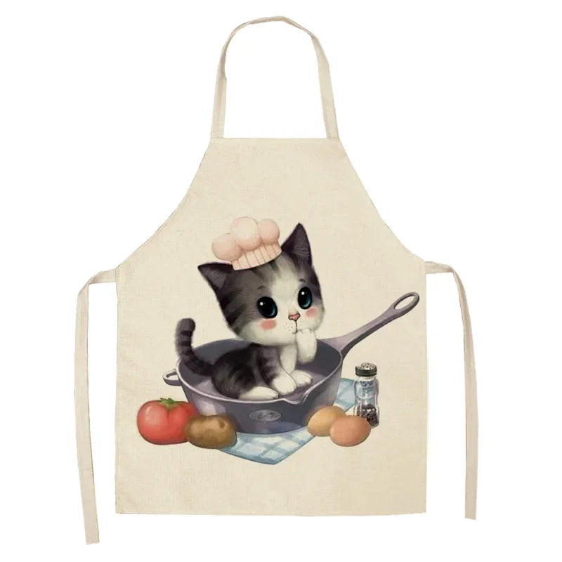 Cartoon Cat Apron