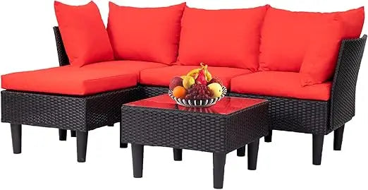 Patio /5 Pc Outdoor Wicker Set
