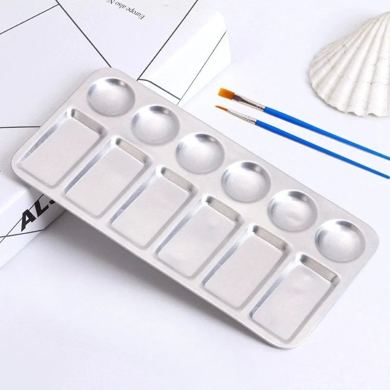 1pc/10pc Aluminum painting palette
