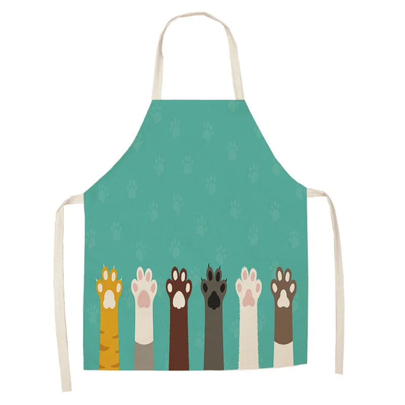 Cartoon Animal Pattern Apron