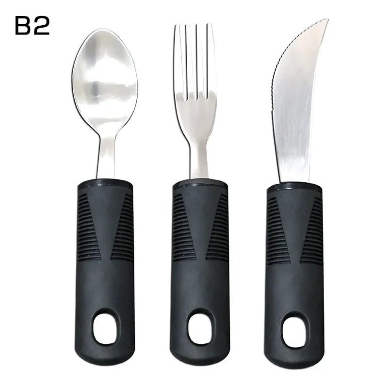 3/4/5Pcs/Set Elderly Adaptive Utensils