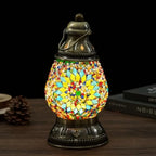 Turkish Mosaic Lamp, Rechargeable, Touch