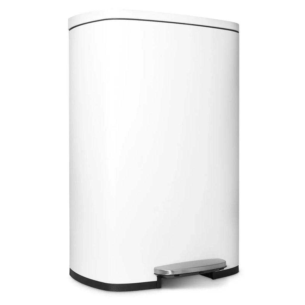 Step Kitchen Trash Can, Stainless Steel