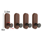 Wood Handle Clothes Hook