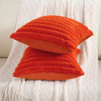 Faux Rabbit Fur Pillow Cover