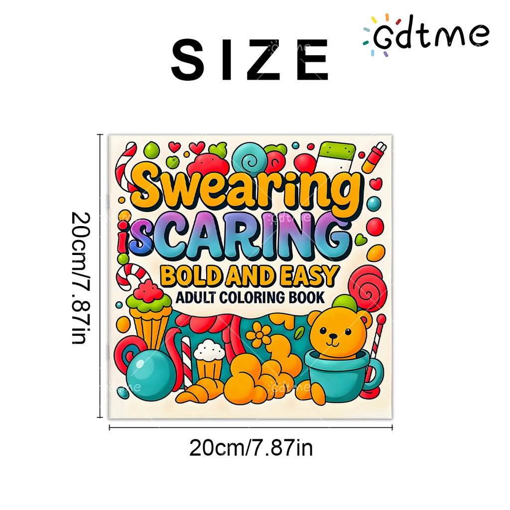 Swearing is CARING Coloring Book