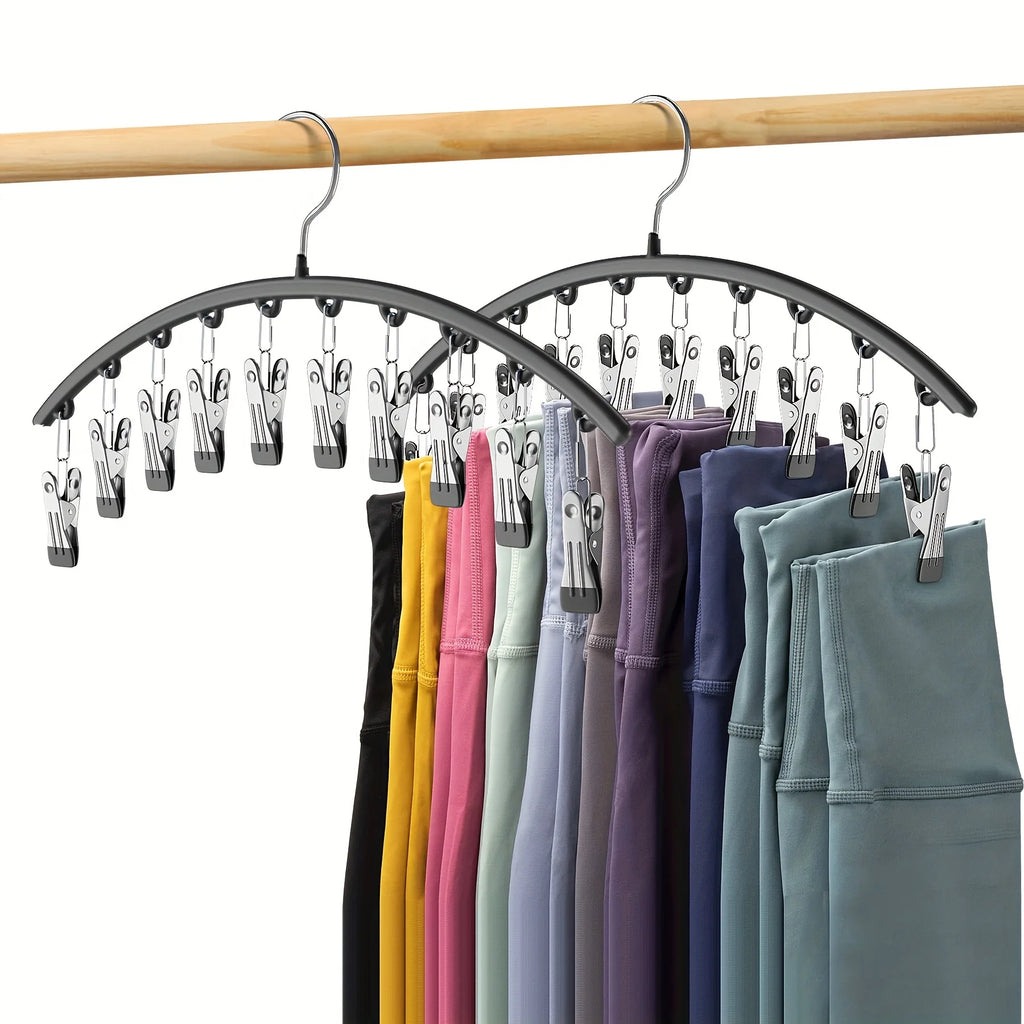 Curved Shape Hanger, 10 Hanger Clips
