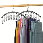 Curved Shape Hanger, 10 Hanger Clips