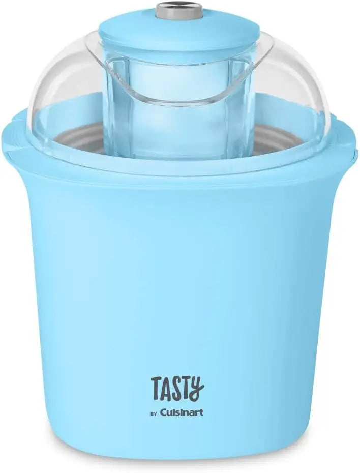 Compact Blue Ice Cream Maker